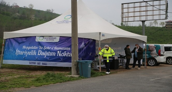 Ordu’da sürücülere iftar sofrası