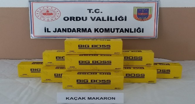 Ordu’da kaçak makaron operasyonu