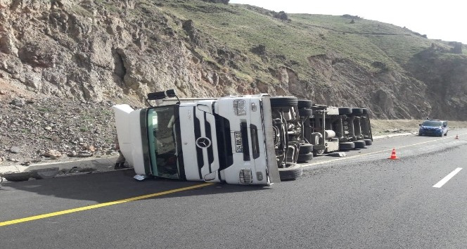 Tercan’da trafik kazası: 1 yaralı