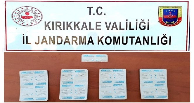 Kırıkkale’de 30 adet uyuşturucu hap ele geçirildi