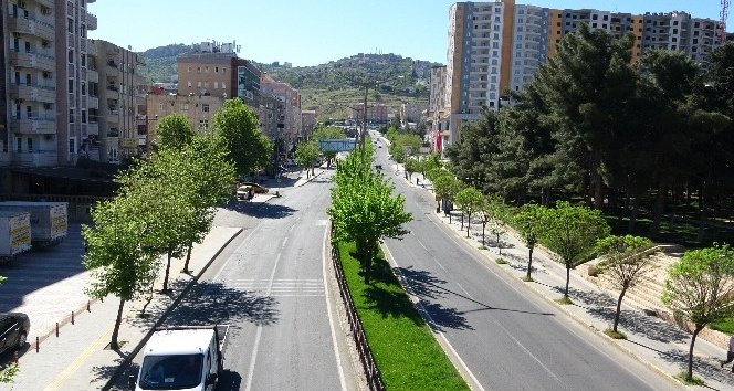 Mardin’de 23 Nisan’da cadde ve sokaklar sessiz kaldı