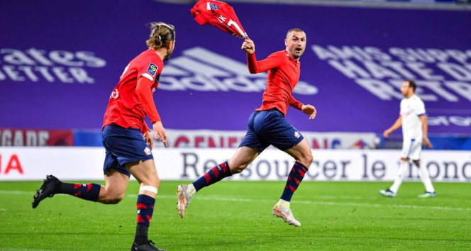Burak Yılmaz attı, Lille liderliği bırakmadı