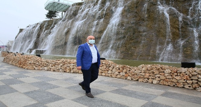 Başkan Altınok, bakımları tamamlanan Büyük Keçiören Şelalesi’ni inceledi