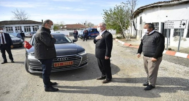 Edirne valisi bir günde 59 köyü ziyaret etti