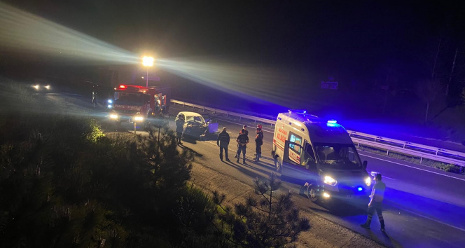 Silivri’de otomobil kamyona arkadan çarptı: 1 ölü