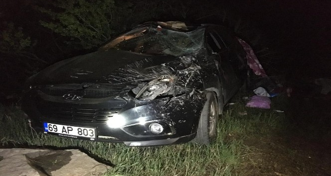 Giresun’da trafik kazası: 1 ölü, 2 yaralı