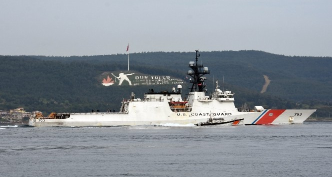 ABD Sahil Güvenlik gemisi Çanakkale Boğazı’ndan geçti