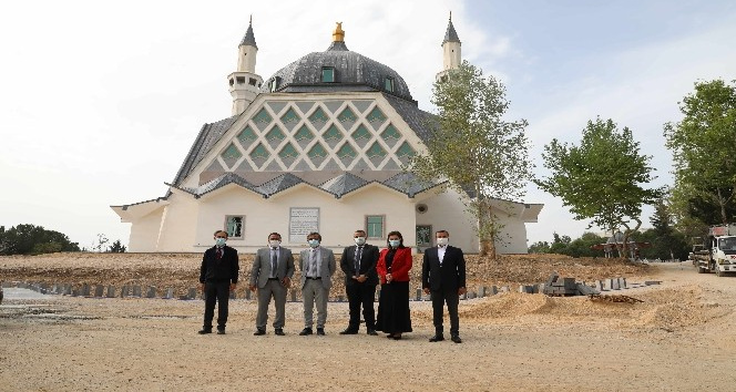 57. Alay Şehitleri Camii inşaatı bitme aşamasına geldi