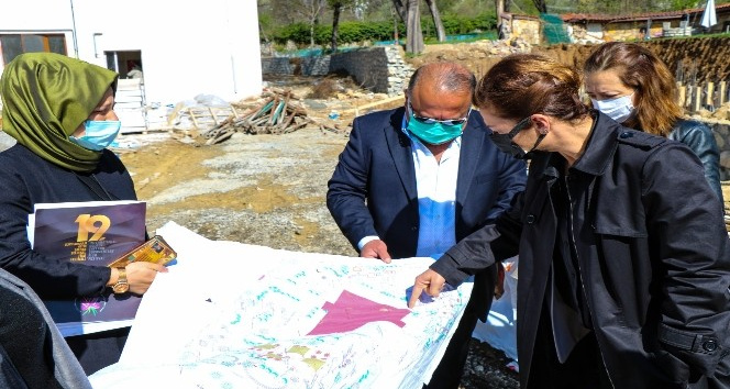 Başkan Köse, sosyal tesis inşaatında inceleme yaptı