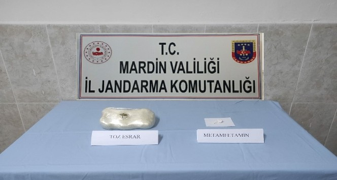 Mardin’de uygulama noktasında uyuşturucu ele geçirildi
