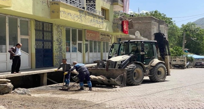 Uludere’de kısıtlama sonrası hummalı çalışma başlatıldı