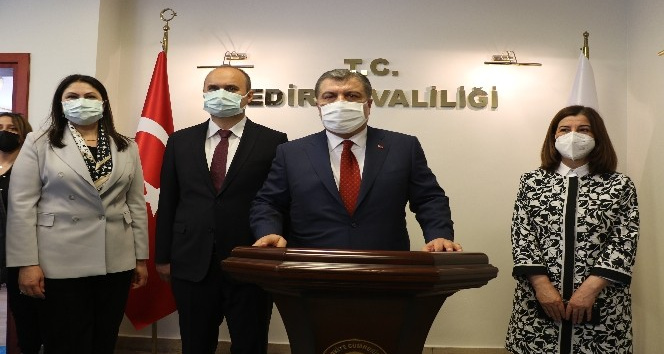 Sağlık Bakanı Koca Edirne’de
