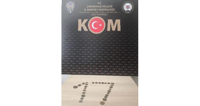 Çanakkale’de tarihi eser kaçakçılığı operasyonu
