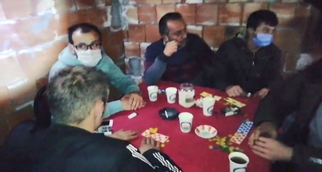 Jandarmadan inşaata tombala baskını