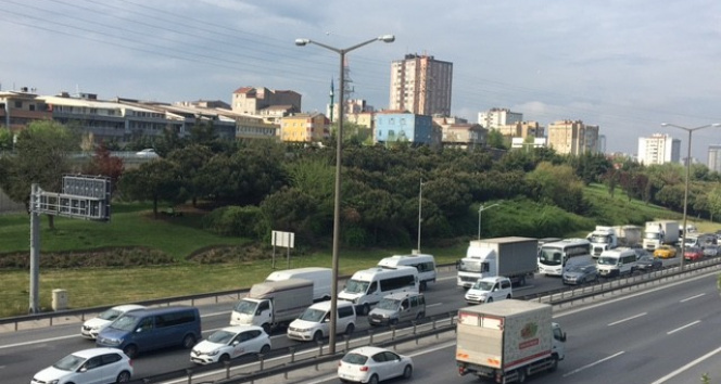 İstanbul’da tam kapanmada trafik yoğunluğu