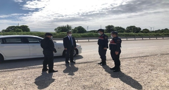 Çanakkale Valisi Aktaş’tan Ayvacık’ta Jandarma Uygulama Noktasına Denetim