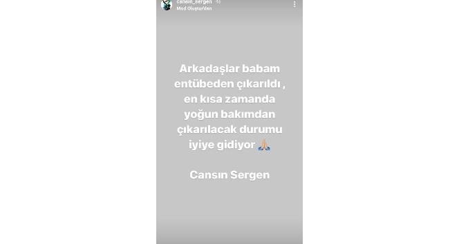 Ünlü oyuncu Burak Sergen’den iyi haber