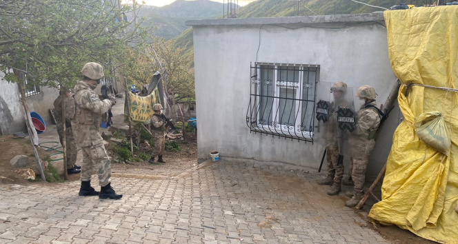 Bitlis merkezli terör operasyonu: 9 gözaltı