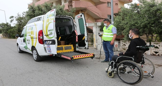 Kapanma sürecinde "Engelsiz Taksi" uygulaması
