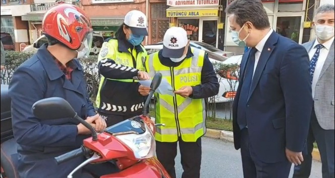 Polis engelli gencin hayalini gerçekleştirdi