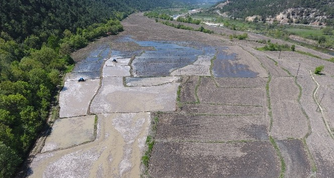 Karabük’te tarımsal sulama kanal çalışmaları sürüyor