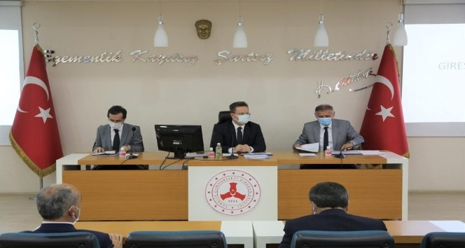 Giresun’da pandemi çalışmaları değerlendirildi