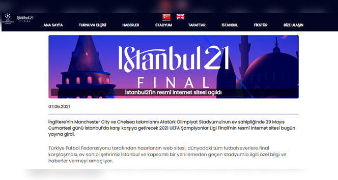İstanbul21’in resmî internet sitesi açıldı