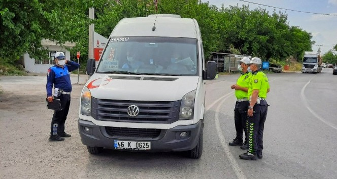 Kahramanmaraş’ta tam kapanma denetimleri sürüyor