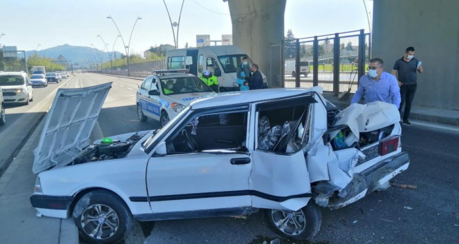 Kayseri&#039;de zincirleme trafik kazası: 4 yaralı