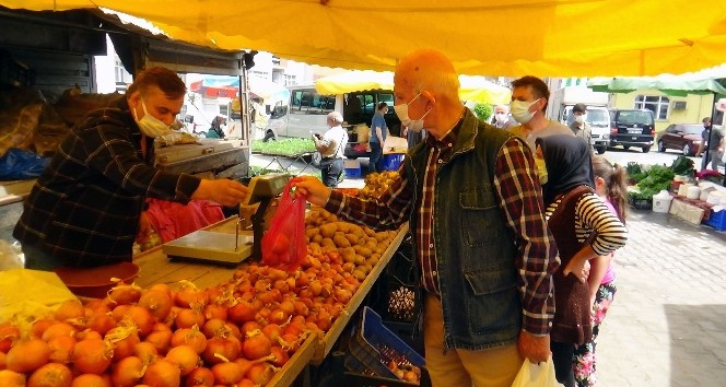 Doğu Karadeniz’in en fazla vaka görülen ilinde semt pazarı sevinci