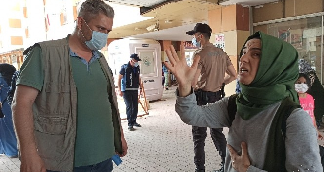 Pazaryerine maskesiz girmeye çalıştı, "Bu benim yasal hakkım" diyerek kendisini savundu
