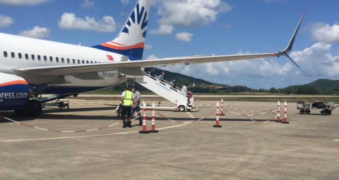 Almanya'dan gelen gurbetçiler Zonguldak Havalimanına iniş yaptı