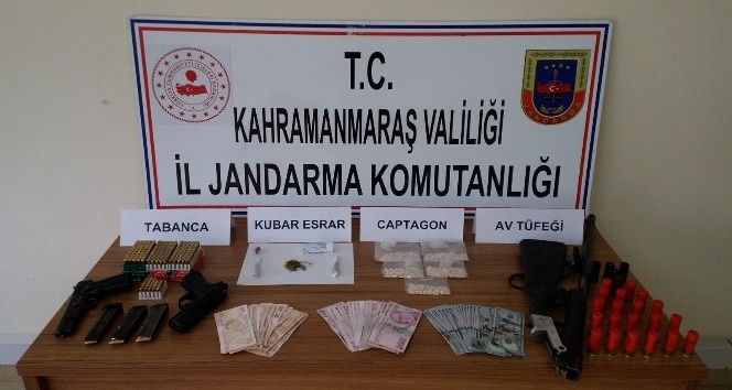 Kahramanmaraş’ta uyuşturucu operasyonu: 1 gözaltı