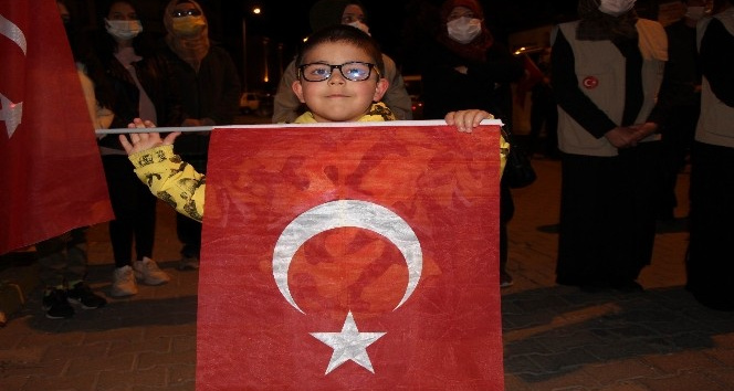 Nevşehir’de Filistin’e destek gösterisi