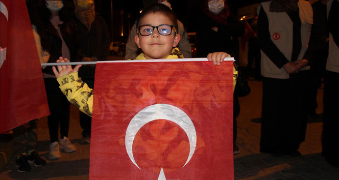 Nevşehir’de Filistin’e destek gösterisi