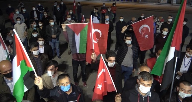 Kırıkkale’de İsrail protesto edildi