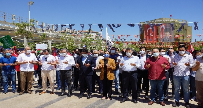 Aydın’da İsrail protestosu