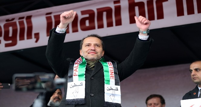 Yeniden Refah Partisi lideri Erbakan’dan ’Filistin’ çağrısı