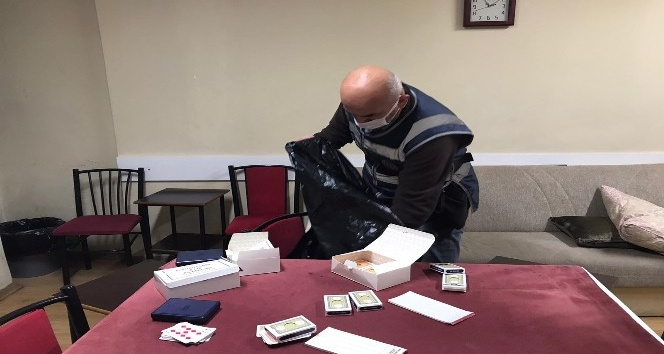 Kahramanmaraş’ta kumar oynayanlara baskın