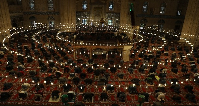 Selimiye Camii’nde Ramazan Bayramı Namazı coşkusu
