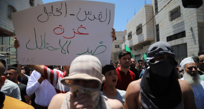 İsrail'den El Halil'deki Filistinlilerin gösterisine müdahale: 5 yaralı