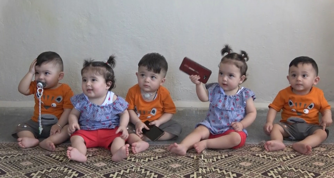 Suudi Arabistan’dan Hatay’a getirilen beşiz bebeklere mama ve bez yardımı geldi