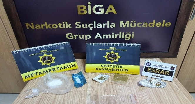 Biga’da uyuşturucu operasyonu