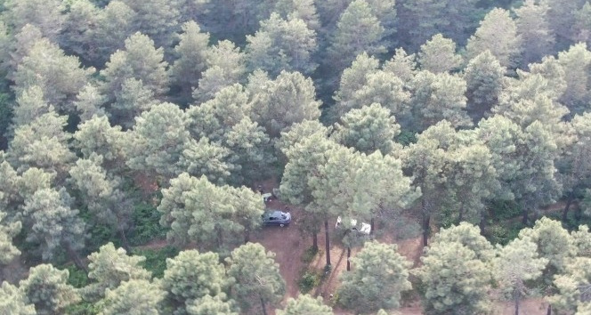 (Özel) Tam kapanmada Aydos Ormanı’ndaki mangal eğlencesi havadan görüntülendi