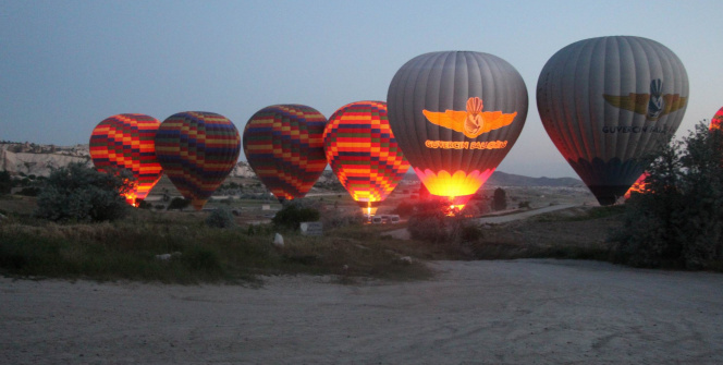 Kapadokya'da balonlar 21 günün ardından havalandı