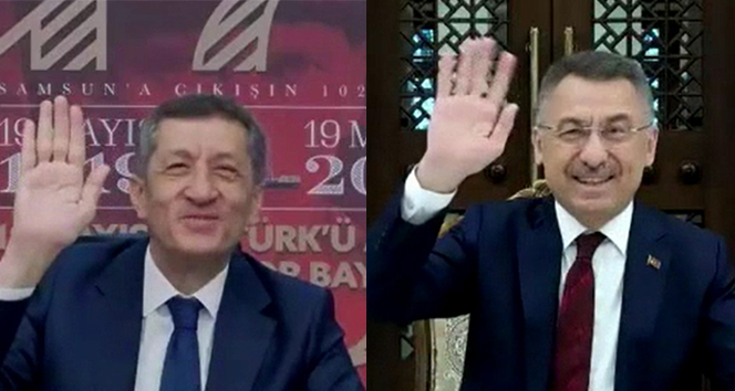 Cumhurbaşkanı Yardımcısı Oktay ve Bakan Selçuk 81 ilden gençler ile online buluştu