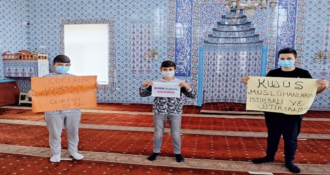 Öğrenciler ’’Filistine Umut Ol’’du