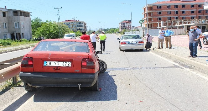 Çarşamba’da trafik kazası: 1 yaralı