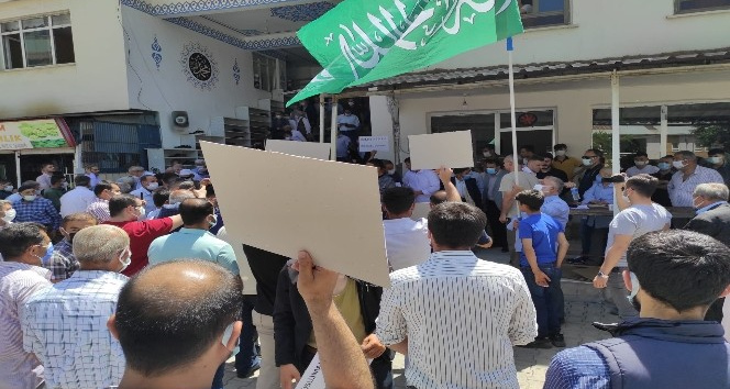 Batman’da İsrail’in Filistinlilere saldırıları protesto edildi