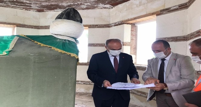 Tarihi Türbe’de restorasyon yeniden başladı